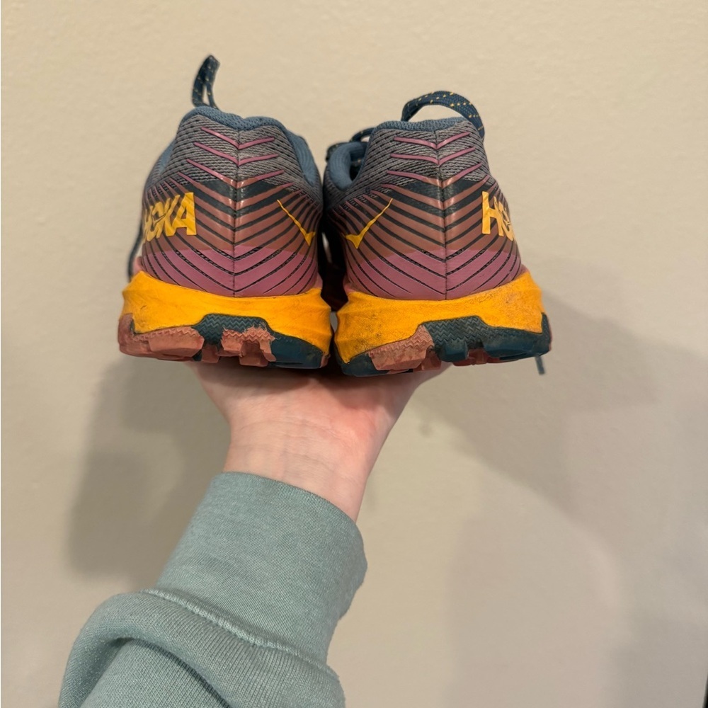Hoka Athletic Shoes in Black and Yellow 7 - Picture 4 of 6